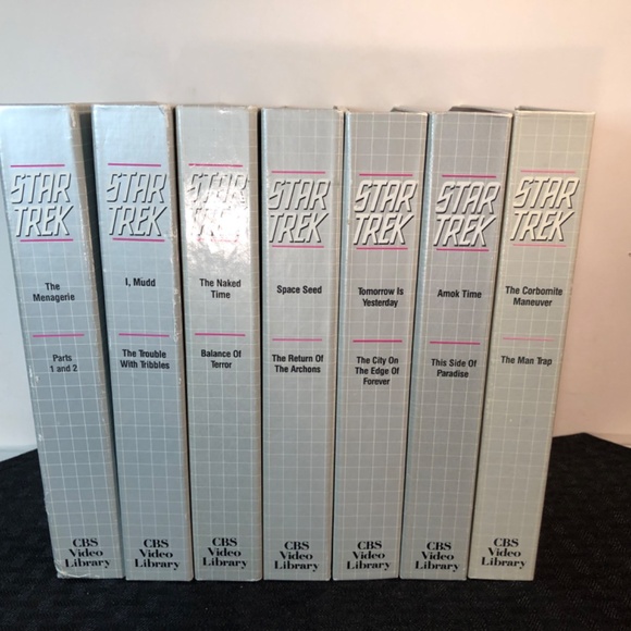 Lot 7 Star Trek VHS tapes CBS video - Picture 16 of 16